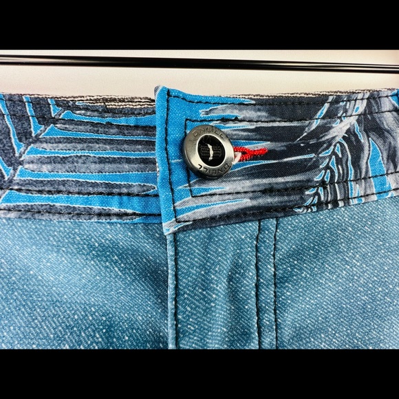 O’NEILL MENS SZ 36 HYBRID PALM LEAF PRINT SURFING/SWIMMING BOARD SHORTS - Picture 4 of 11